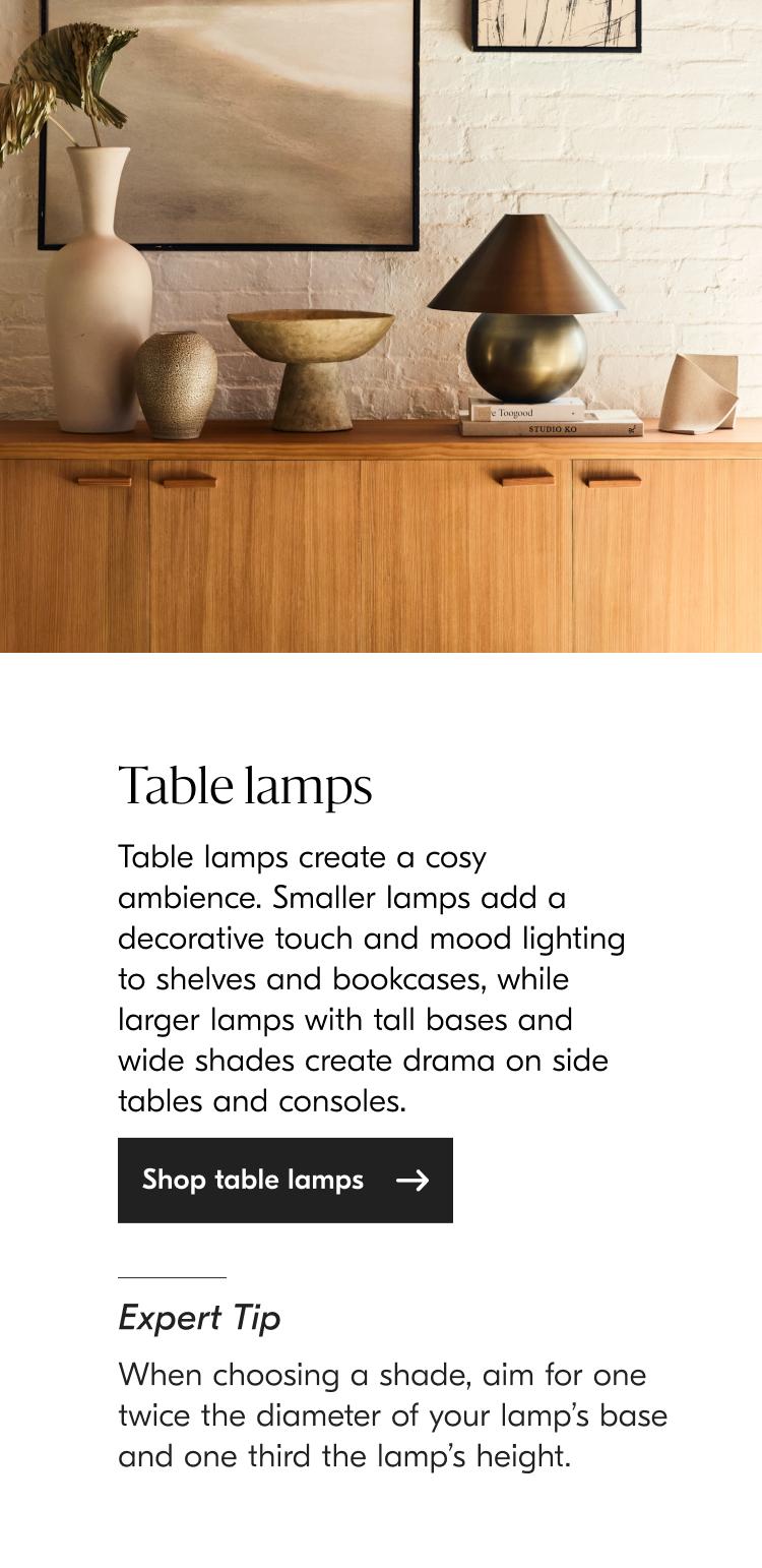 Shop Table Lamps